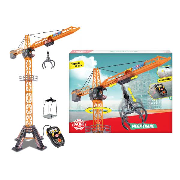 Dickie Mega Crane – Óriás távirányítós daru 120 cm