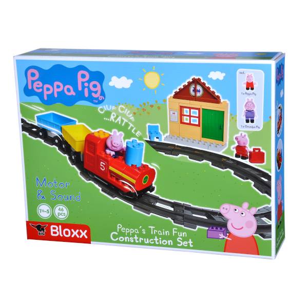 Play Big Bloxx Peppa malac építőjáték szett – Vonatozás Nagypapival