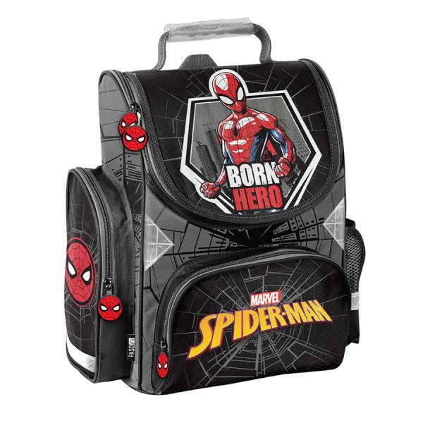 Paso Spiderman ergonomikus iskolatáska merevfalú - Born Hero