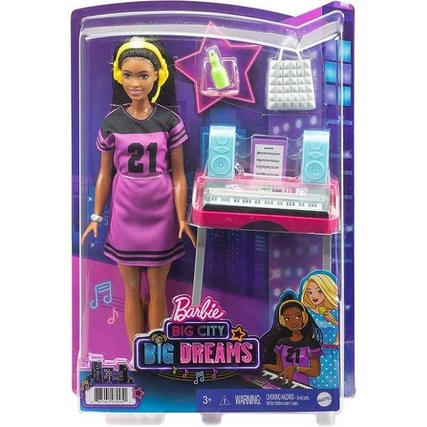 Barbie baba játékszett Big City Big Dreams - Brooklyn zenész baba