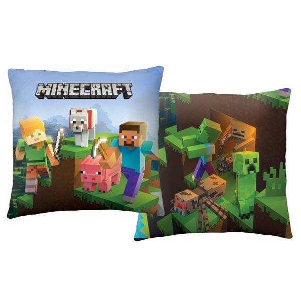 Minecraft párna 40×40 cm - Harcra készen