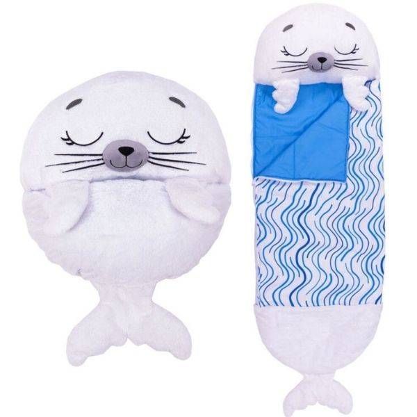 Happy Nappers 2 az 1-ben hálózsák – Fehér fóka