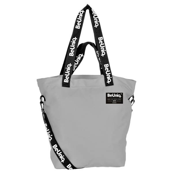Paso válltáska, bevásárlótáska világosszürke – BeUniq