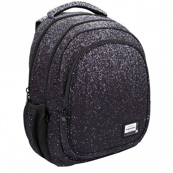 HEAD ergonomikus iskolatáska, hátizsák – Black Dust