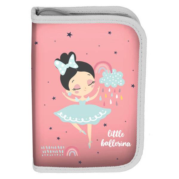 Balerina kihajtható tolltartó felszerelt unikornisos - Paso