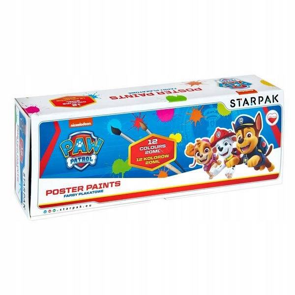 Mancs őrjárat plakát festék készlet 12 db-os