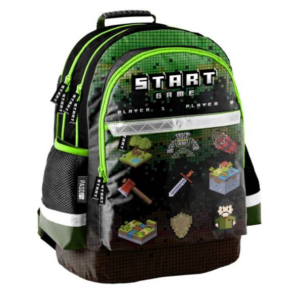 Paso gamer ergonomikus iskolatáska, hátizsák – START