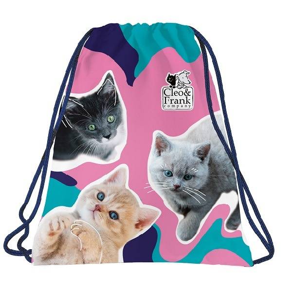 Cleo és Frank cicás tornazsák – Little Cats