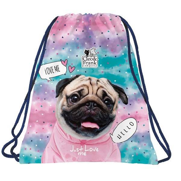 Cleo és Frank kutyás tornazsák – Love me