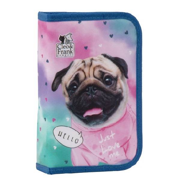 Cleo és Frank kutyás kihajtható tolltartó felszerelt – Love me