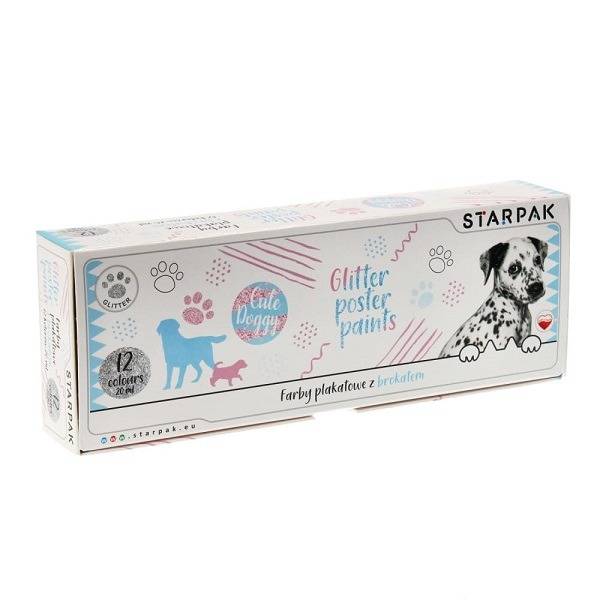 Starpak csillámos plakát festék készlet – Dalmata kutyás