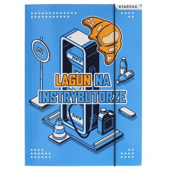 Starpak gumis mappa A4-es – Gas station