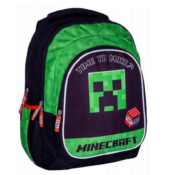 Minecraft ergonomikus iskolatáska hátizsák 42 cm – TNT