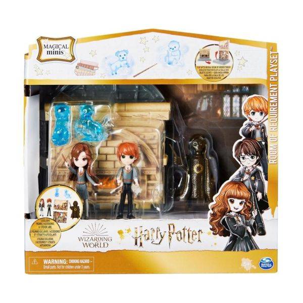 Harry Potter játékszett – Szükség szobája Ron és Hermione figurával