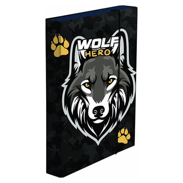 OXYBAG farkasos füzetbox A5 – Wolf HERO