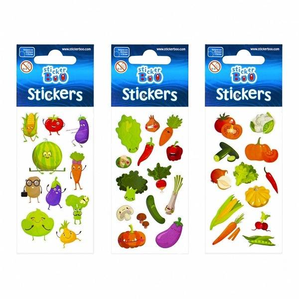 Zöldségek matrica csomag 3 féle – Starpak