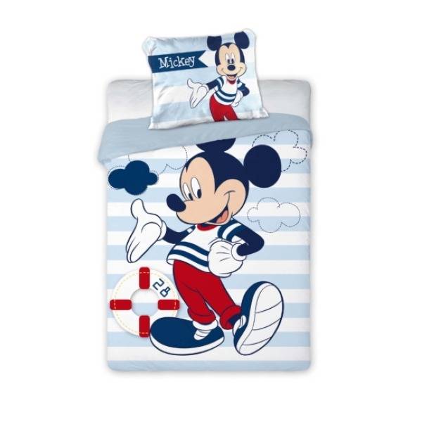 Mickey egeres ovis ágyneműhuzat szett – Csíkos