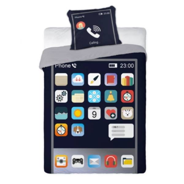 Smart Phone okostelefonos ágyneműhuzat szett         