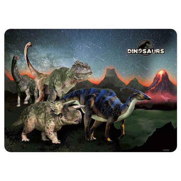 Dinoszauruszos asztali alátét – Meteorzápor