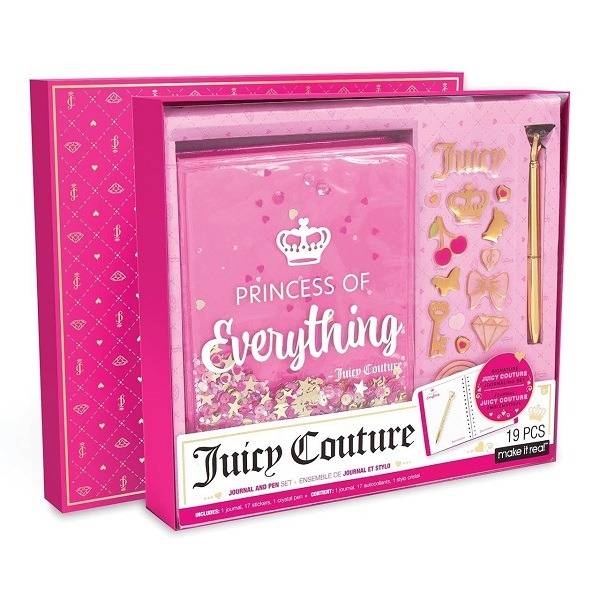 Make It Real Juicy Couture napló szett tollal