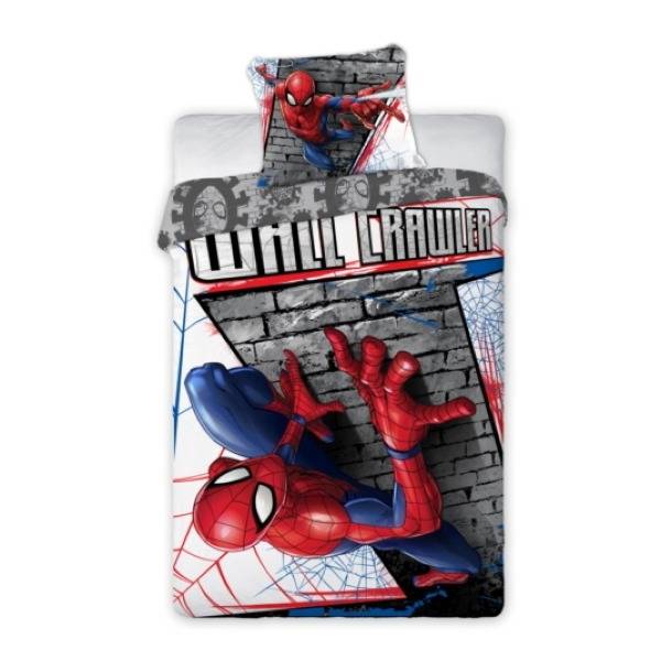 Spiderman ágyneműhuzat szett Wall crawler - 140x200cm és 70x90 cm méret