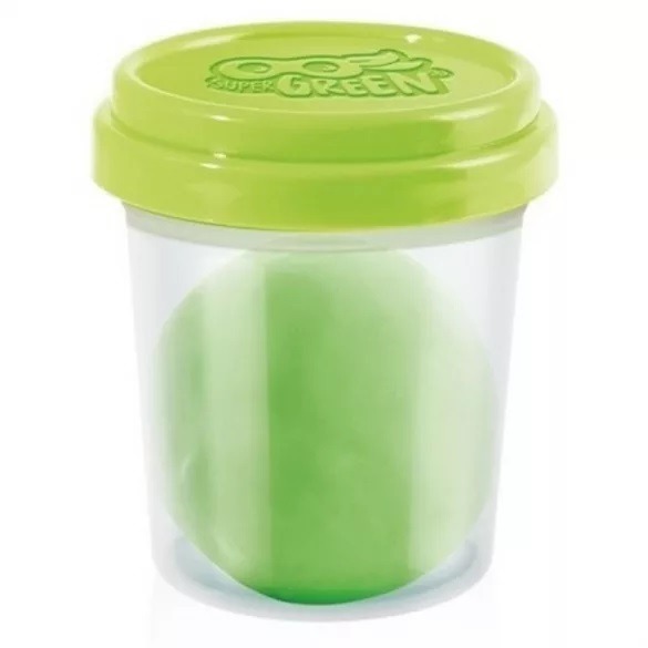 Super Green tégelyes gyurma 1 db – zöld