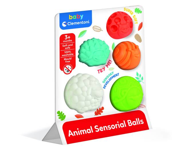 Clementoni Baby Állatos érzékfejlesztő labdák
