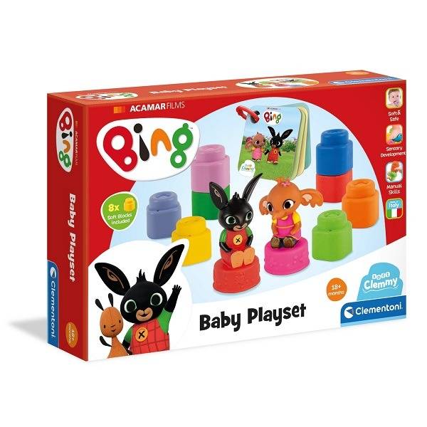 Bing nyuszi játékszett puha építőkockákkal – Clemmy Baby
