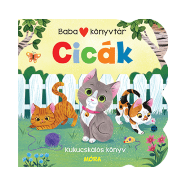 Babakönyvtár – Cicák – Kukucskáló könyv