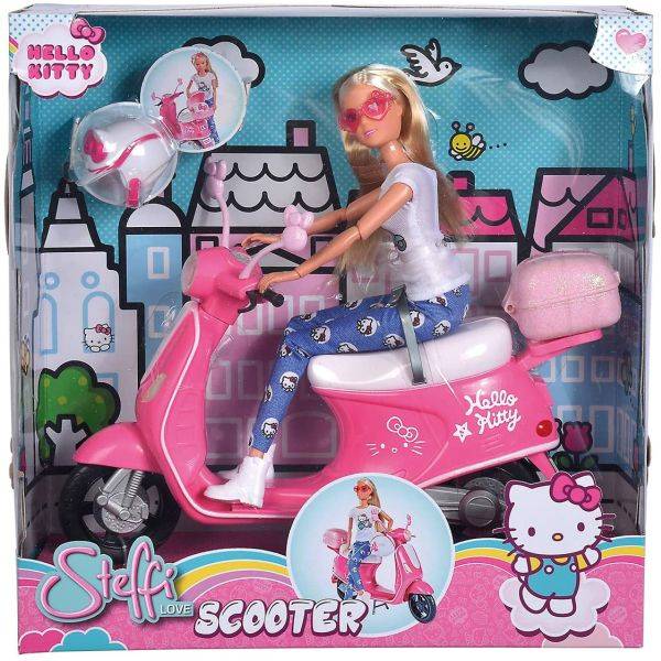 Steffi Love baba Hello Kitty robogóval