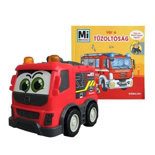 Dickie tűzoltóautó Mi micsoda képeskönyvvel