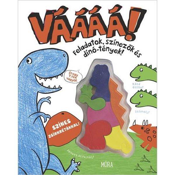 VÁÁÁÁ! Feladatok színezők és dínó-tények