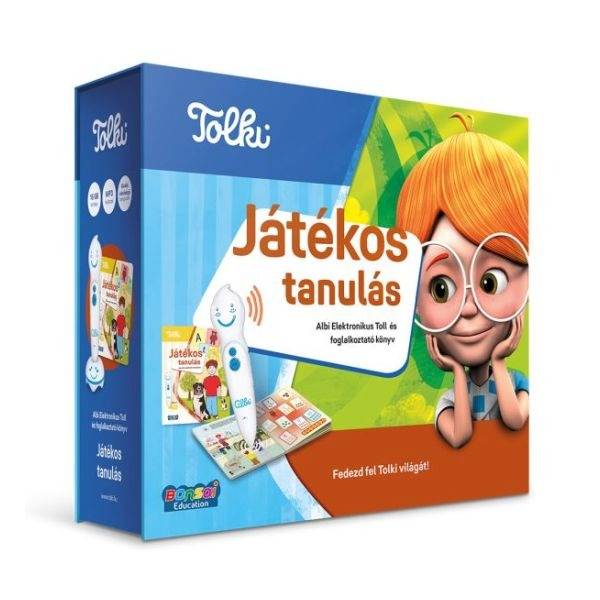 Tolki Interaktív foglalkoztató könyv szettben – Játékos tanulás