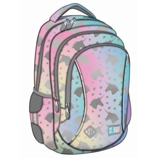 St. Right ergonomikus iskolatáska, hátizsák 39 cm – Ombre Unicorn