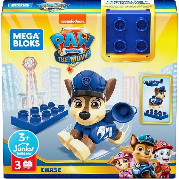 Mancs őrjárat A film Mega Bloks építőjáték figura – Chase