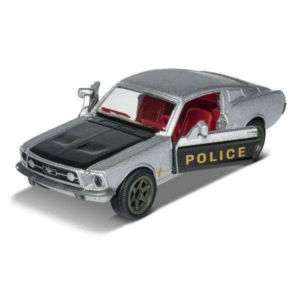Majorette Vintage Deluxe kisautó fém dobozzal Ford Mustang Police