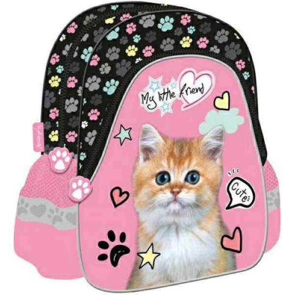 My Little Friend kisméretű cicás hátizsák – Pink cat