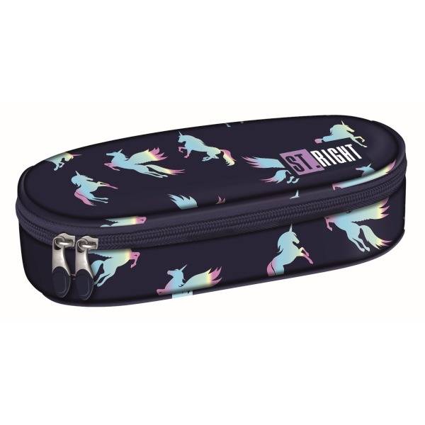 St. Right ovális tolltartó – Holo Unicorn