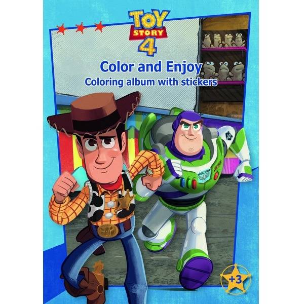 Toy Story 4 matricás színező füzet - KIDDO