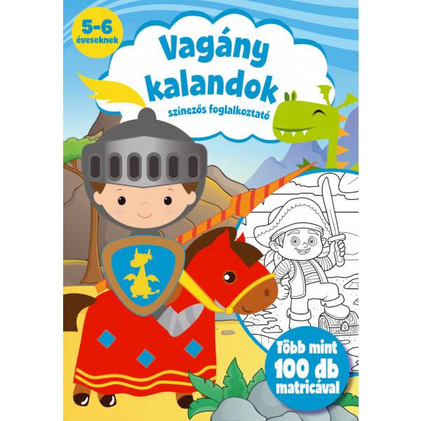 Vagány kalandok – Színezős foglalkoztató