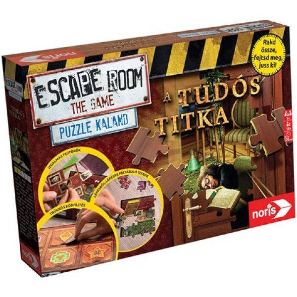 Escape Room puzzle kaland – A tudós titka szabadulós játék