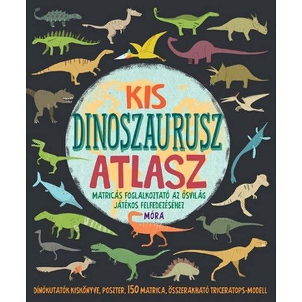 Kis dinoszaurusz atlasz – Matricás foglalkoztató