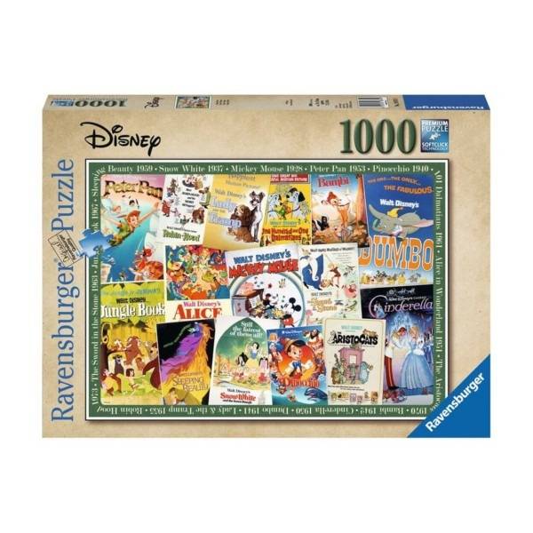 Ravensburger 1000 db-os puzzle – Régi Disney poszterek