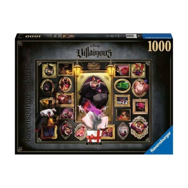 Ravensburger 1000 db-os puzzle – Disney gonoszai – Ratigan professzor