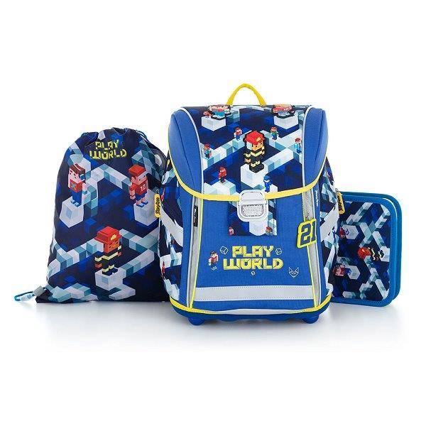 OXYBAG iskolatáska szett  – kék Playworld