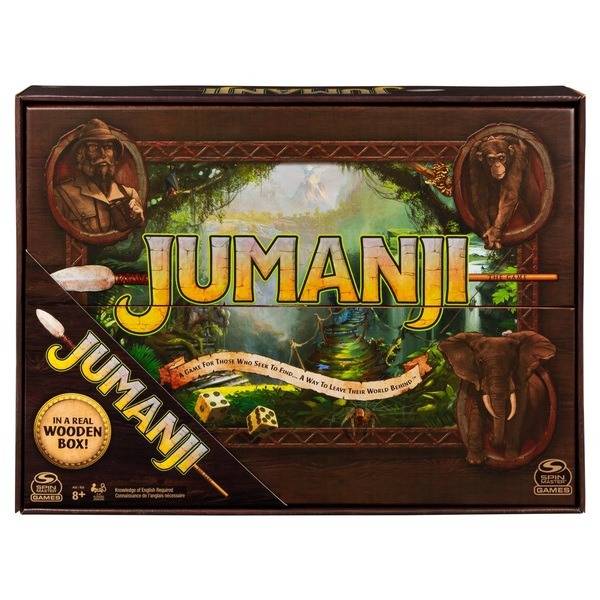 Jumanji társasjáték fa dobozban – Megújult kiadás