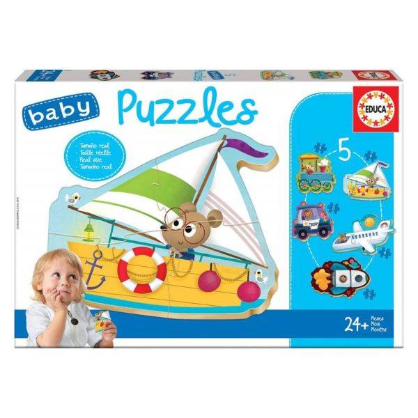 Educa 5in1 baby puzzle – Járművek II.