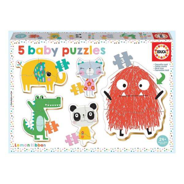 Educa 5in1 baby puzzle – Lemon Ribbon