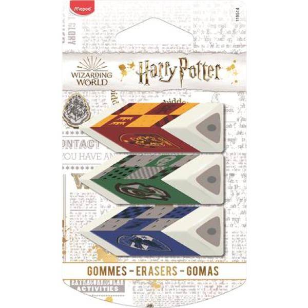 Harry Potter radír készlet 3 db-os