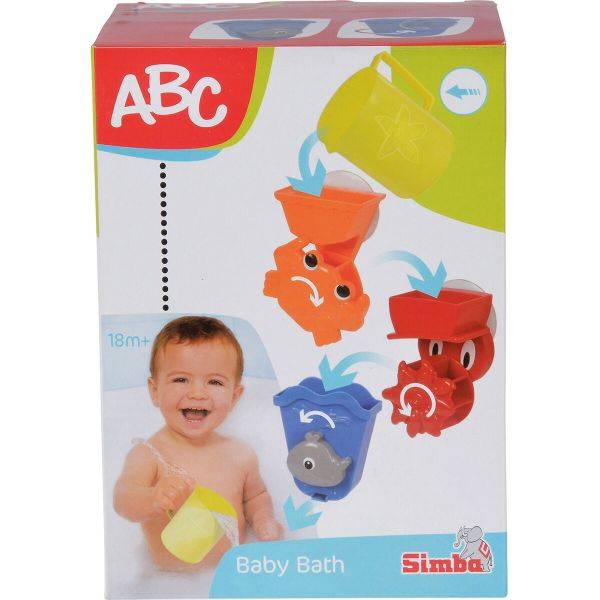 ABC fürdőjáték szett tengeri állatokkal